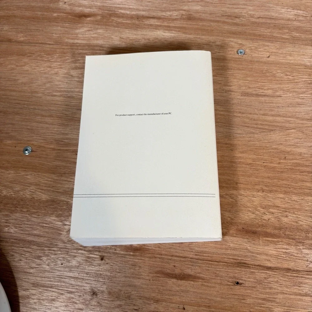 Microsoft Windows for‎ Workgroups & MS-DOS 6.2 User Guide Vintage Manual